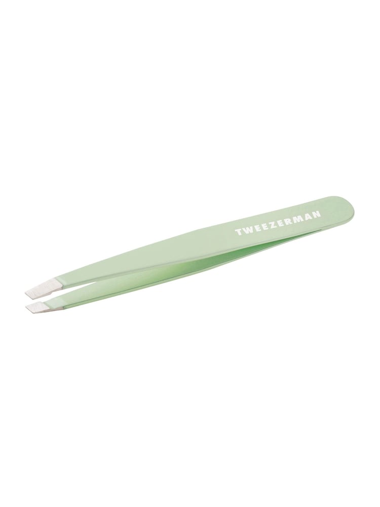 Tweezerman Green Slant Tweezer - Image 1 of 8 Tweezerman Green Slant Tweezer - Image 1 of 8