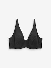 Red/Black/Cream Non Pad Full Cup DD+ Microfibre Smoothing T-Shirt Bras 3 Pack - Image 7 of 10