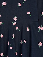 ARKET Blue Printed Jersey Dress - Image 3 of 3