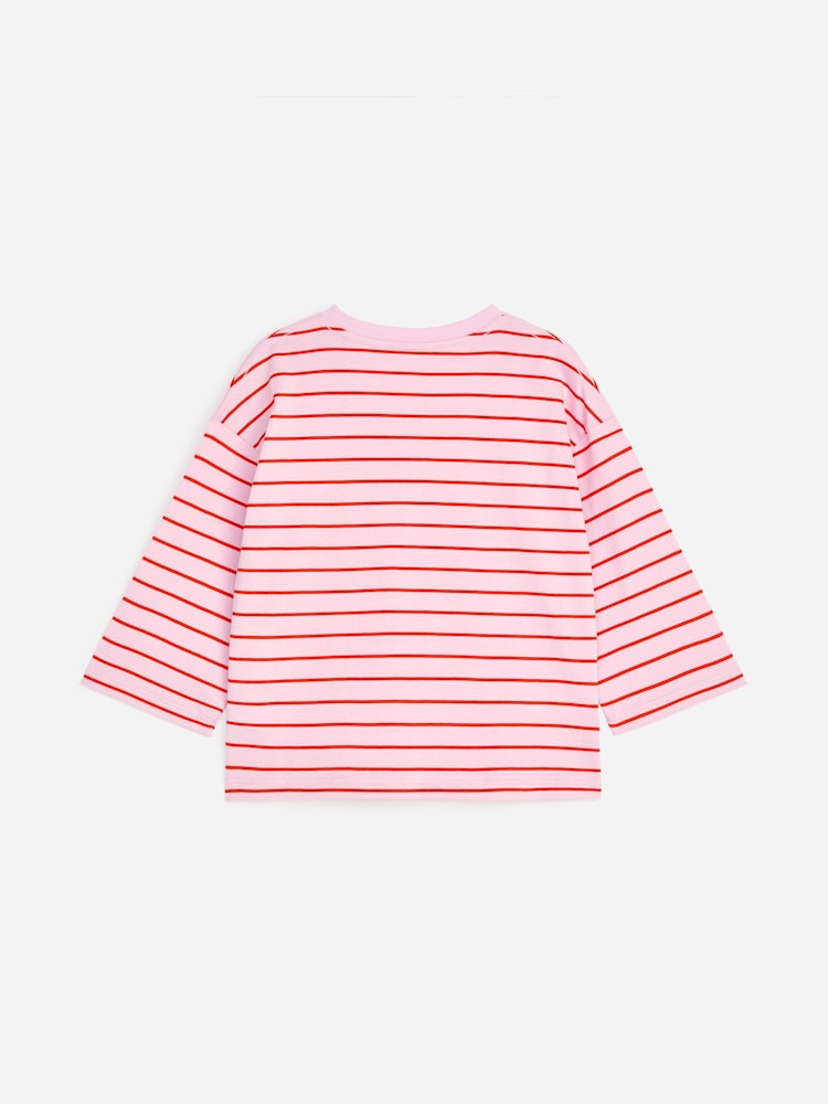 ARKET Pink Long-Sleeved T-Shirt - Image 2 of 3