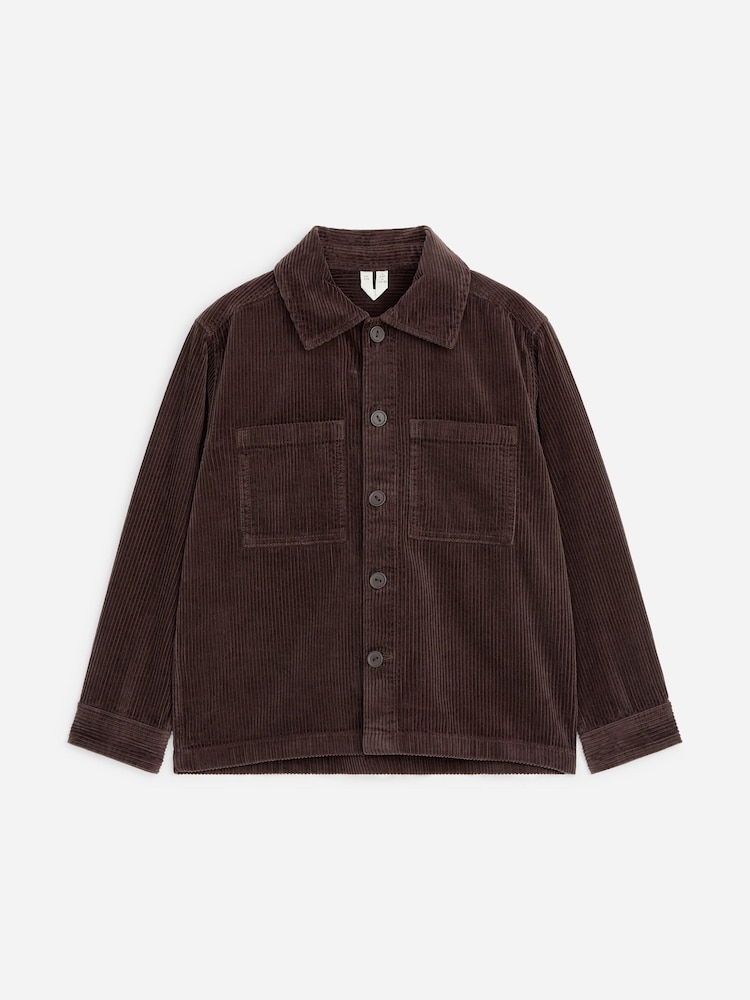ARKET Brown Corduroy Overshirt - Image 1 of 3