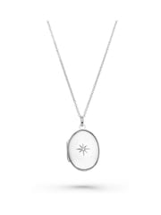 Beaverbrooks Cubic Zirconia Starburst Locket - Image 1 of 5