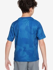 Nike Royal Blue Multi Dri-FIT Short Sleeve T-Shirt - Image 2 of 7