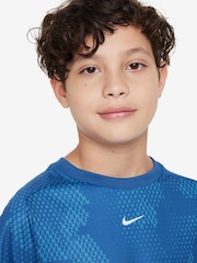 Nike Royal Blue Multi Dri-FIT Short Sleeve T-Shirt - Image 3 of 7