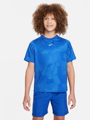 Nike Royal Blue Multi Dri-FIT Short Sleeve T-Shirt - Image 4 of 7