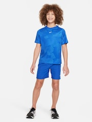 Nike Royal Blue Multi Dri-FIT Short Sleeve T-Shirt - Image 7 of 7