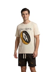 Vanilla Underground Brown Lord Of The Rings Gollum Short Sleeve Short Leg Pyjama Set - Image 1 of 8