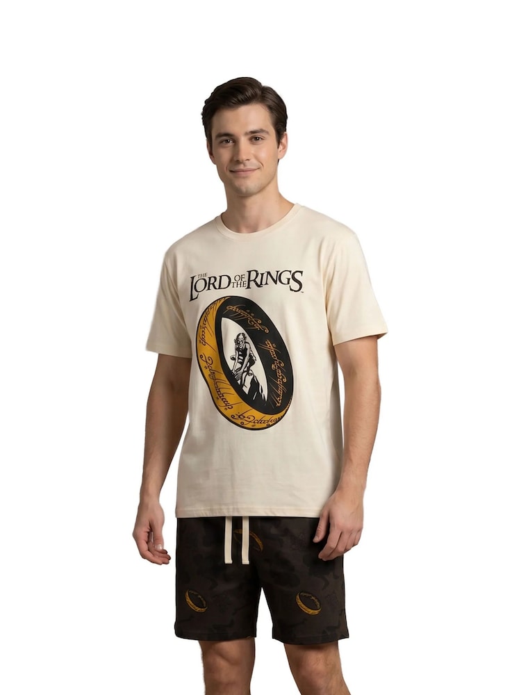 Vanilla Underground Brown Lord Of The Rings Gollum Short Sleeve Short Leg Pyjama Set - Image 1 of 8