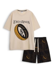 Vanilla Underground Brown Lord Of The Rings Gollum Short Sleeve Short Leg Pyjama Set - Image 3 of 8