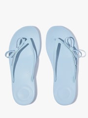 FitFlop Blue Iqushion Glitz-Bow Flip Flops - Image 4 of 5