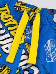 Vanilla Underground Blue Only Fools And Horses Trotters Club Short Sleeve Short Leg Pyjama Set - Image 7 of 8