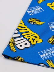 Vanilla Underground Blue Only Fools And Horses Trotters Club Short Sleeve Short Leg Pyjama Set - Image 8 of 8