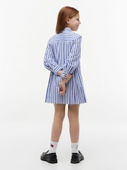 Tommy Hilfiger Blue Essential Pleated Shirt Dress - Image 2 of 5