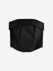 Black Zip Front Corset Top - Image 5 of 6
