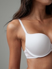White Push-Up Triple Boost Plunge Bra A-DD - Image 3 of 5