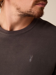 Slate Grey/Navy Blue Thermal Pyjama Set - Image 6 of 11