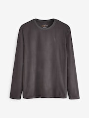 Slate Grey/Navy Blue Thermal Pyjama Set - Image 8 of 11