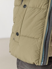 Light Khaki Borg Teddy Lined Padded Coat (3mths-7yrs) - Image 5 of 9