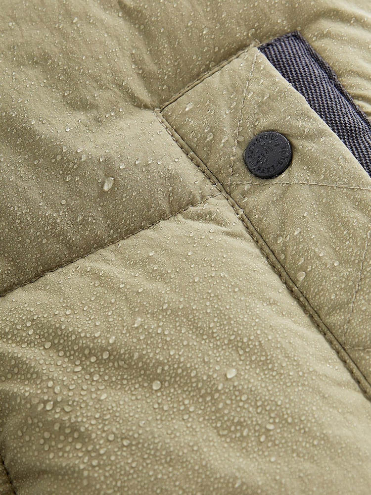 Light Khaki Borg Teddy Lined Padded Coat (3mths-7yrs) - Image 9 of 9