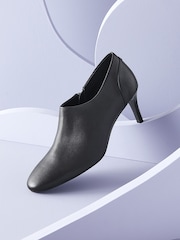 Schwarzes Leder - Forever Comfort® Motionflex Town Schuhe mit Stilettoabsatz - Bild 2 von 7