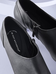 Schwarzes Leder - Forever Comfort® Motionflex Town Schuhe mit Stilettoabsatz - Bild 5 von 7