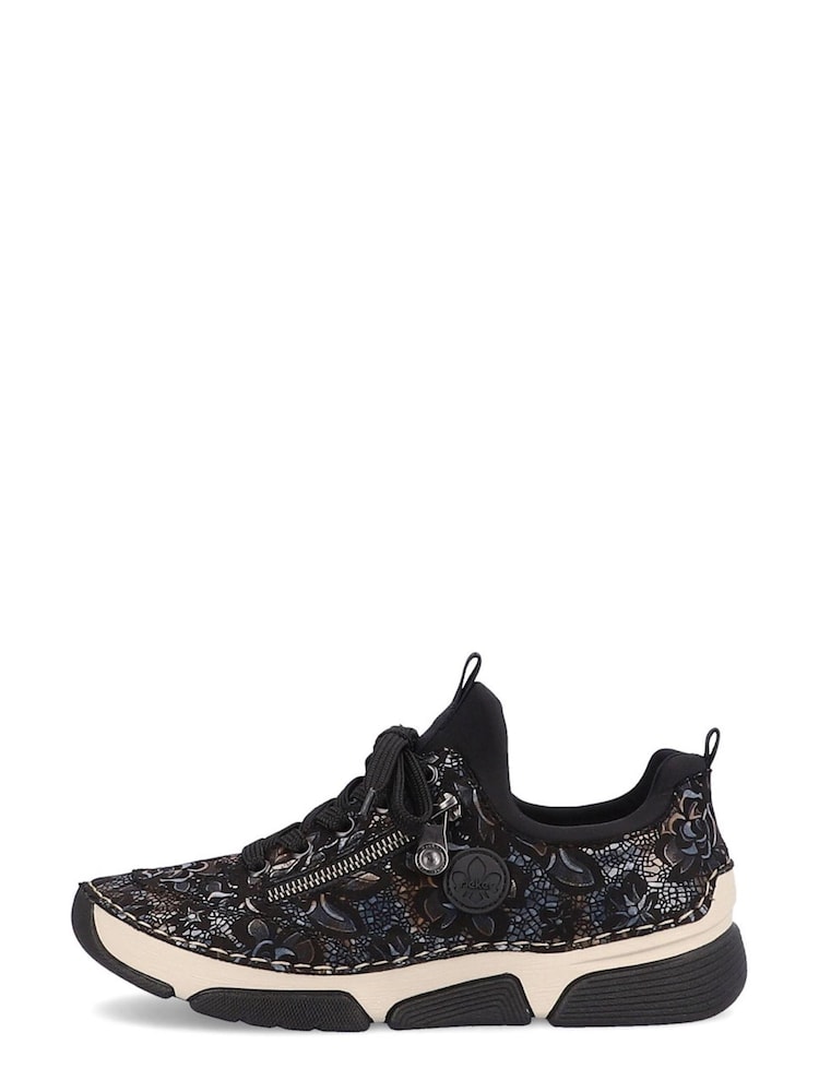 Rieker Womens Blue Elasticated Shoes - Image 2 of 10