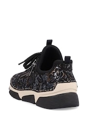 Rieker Womens Blue Elasticated Shoes - Image 4 of 10