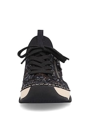 Rieker Womens Blue Elasticated Shoes - Image 5 of 10