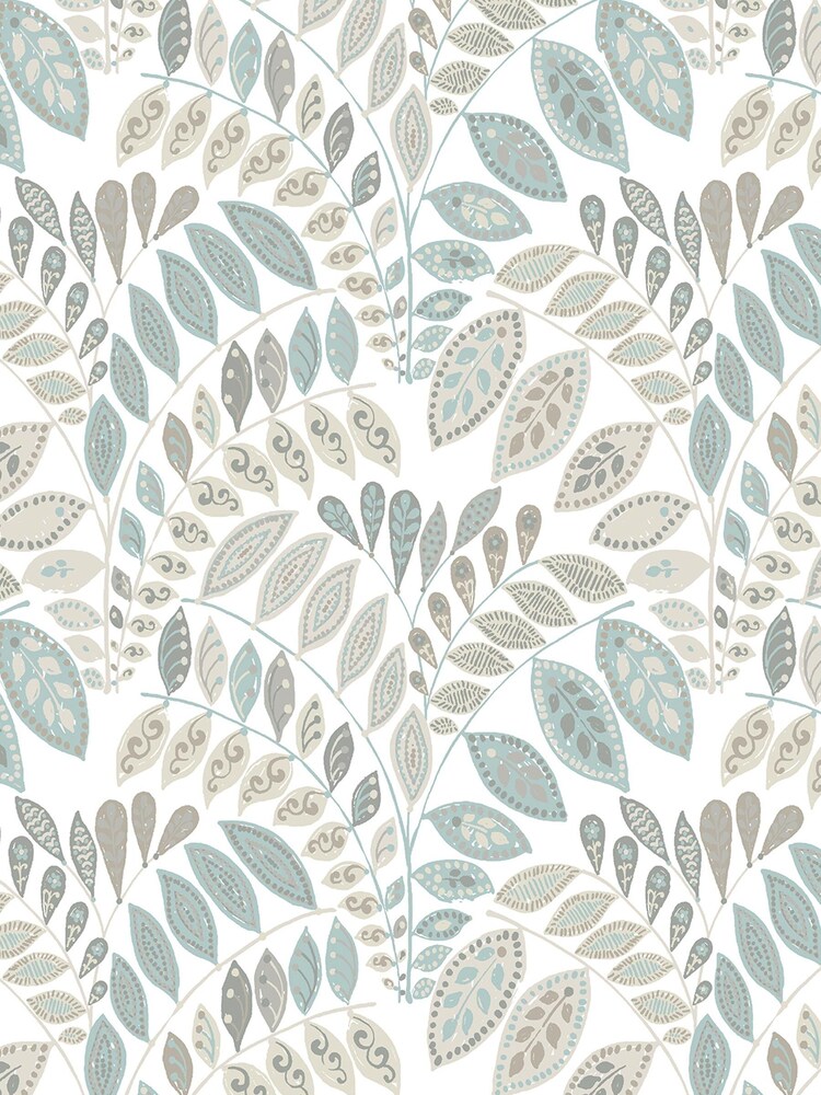 A Street Grey/Green Floral Wallpaper - Image 3 of 3
