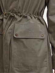 Barbour® Green Bowlees 100% Cotton Waterproof Jacket - Image 6 of 8