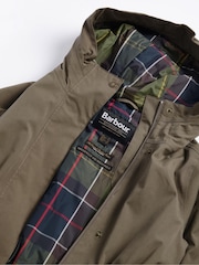 Barbour® Green Bowlees 100% Cotton Waterproof Jacket - Image 8 of 8