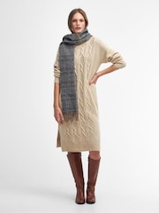 Barbour® Cream Elisha 100% Cotton Knitted Dress - Image 4 of 7