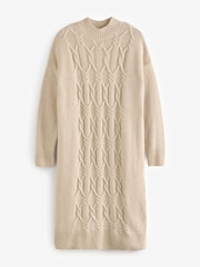 Barbour® Cream Elisha 100% Cotton Knitted Dress - Image 7 of 7