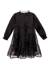 Nicole Miller Tafeta Black Dress - Image 5 of 5