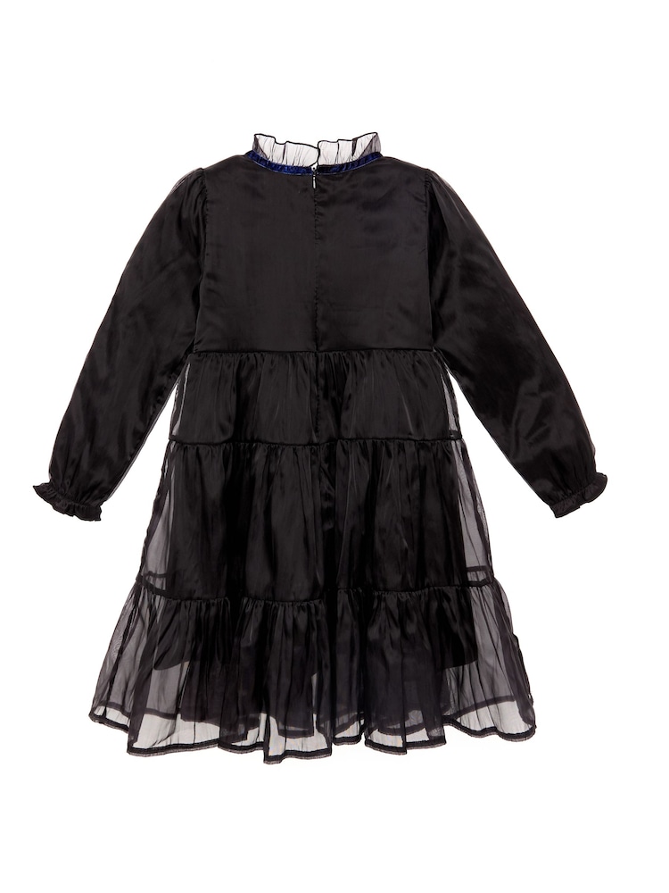 Nicole Miller Tafeta Black Dress - Image 5 of 5
