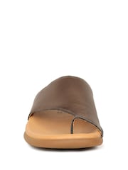 Gabor Silver Lanzarote Leather Basic Mules - Image 4 of 5