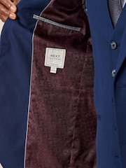 bleu vif - Slim Fit (Slim Fit) - Veste de costume texturée - Image 10 de 11