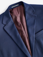 bleu vif - Slim Fit (Slim Fit) - Veste de costume texturée - Image 7 de 11