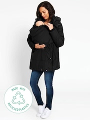 JoJo Maman Bébé Black Zip-In Padded Carrier Panel - Image 2 of 2
