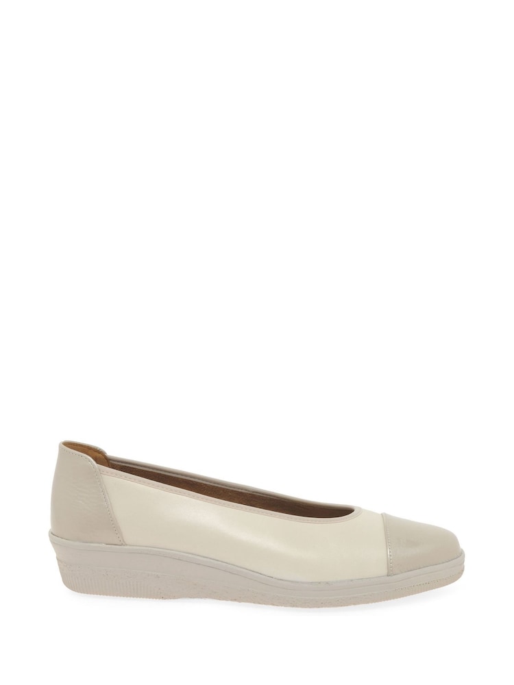 Gabor Cream Petunia Low Wedge Shoes - Image 1 of 5 Gabor Cream Petunia Low Wedge Shoes - Image 1 of 5