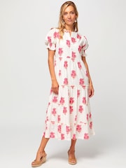 Pink - Aspiga 100% Cordelia-Kleid aus Baumwolle - Bild 1 von 6