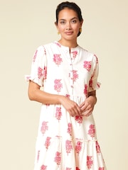 Pink - Aspiga 100% Cordelia-Kleid aus Baumwolle - Bild 4 von 6
