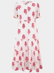 Pink - Aspiga 100% Cordelia-Kleid aus Baumwolle - Bild 6 von 6