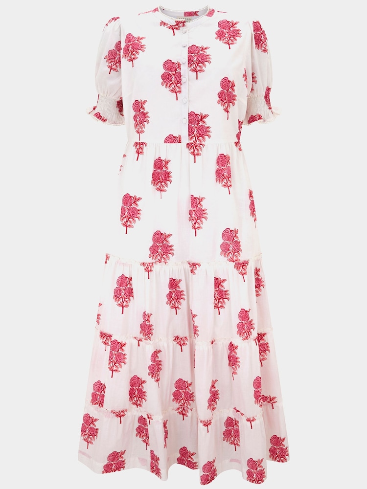 Pink - Aspiga 100% Cordelia-Kleid aus Baumwolle - Bild 6 von 6