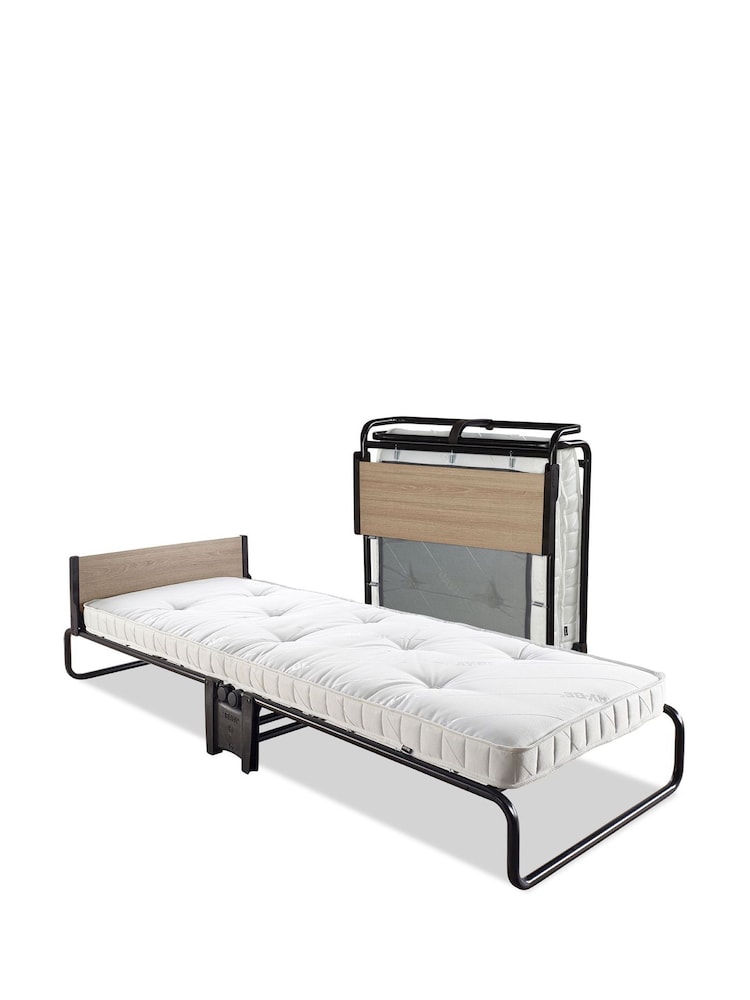 Jay-Be Black Revolution Folding Bed with Micro e-Pocket Sprung Mattress - Image 2 of 5