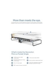Jay-Be Black Revolution Folding Bed with Micro e-Pocket Sprung Mattress - Image 5 of 5