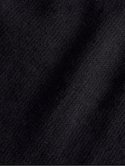Barbour® Black 100% Cotton Coretta Knitted Maxi Cardigan - Image 8 of 9