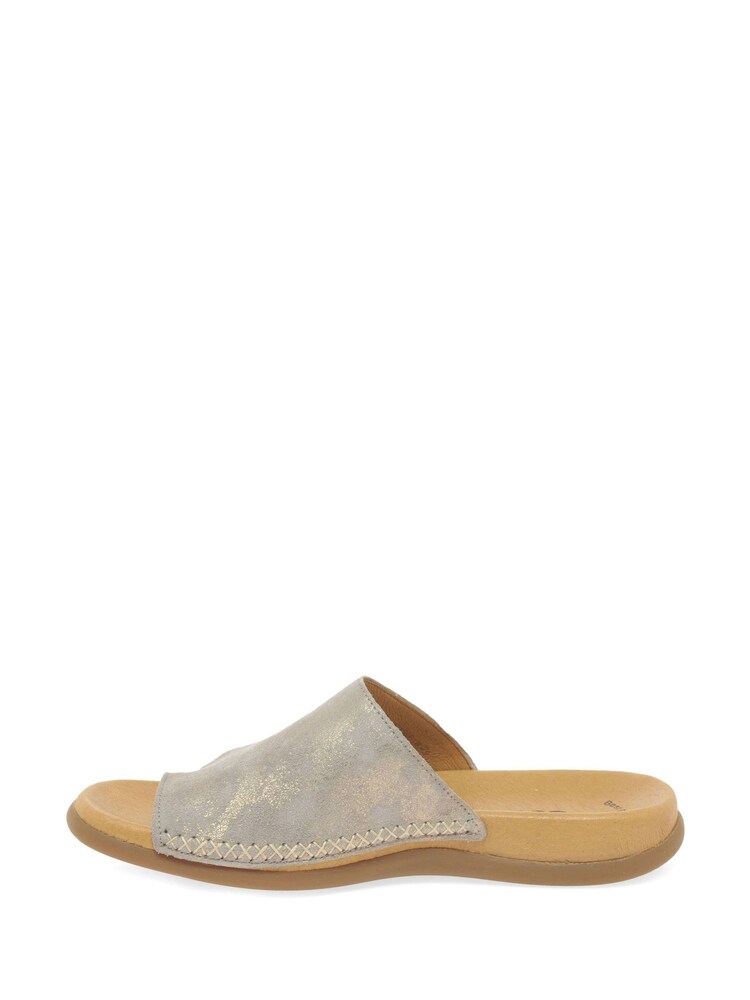 Gabor Gold Lanzarote Leather Basic Mules - Image 2 of 5 Gabor Gold Lanzarote Leather Basic Mules - Image 2 of 5