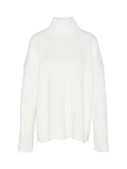 Barbour® White Serena Knitted 100% Cotton Wool Mix Jumper - Image 7 of 7