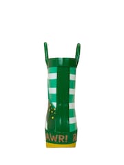 Harry Bear Green Dinosaur Printed Wellies - Image 4 of 5